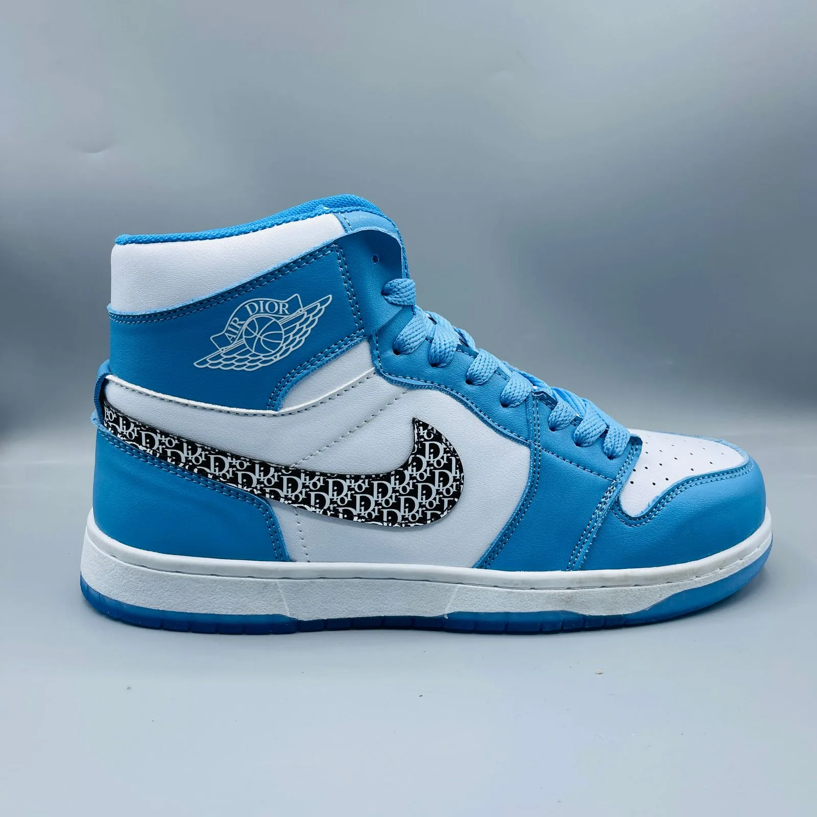 Dunk High-inspired shoes Blue | 13D Blue
