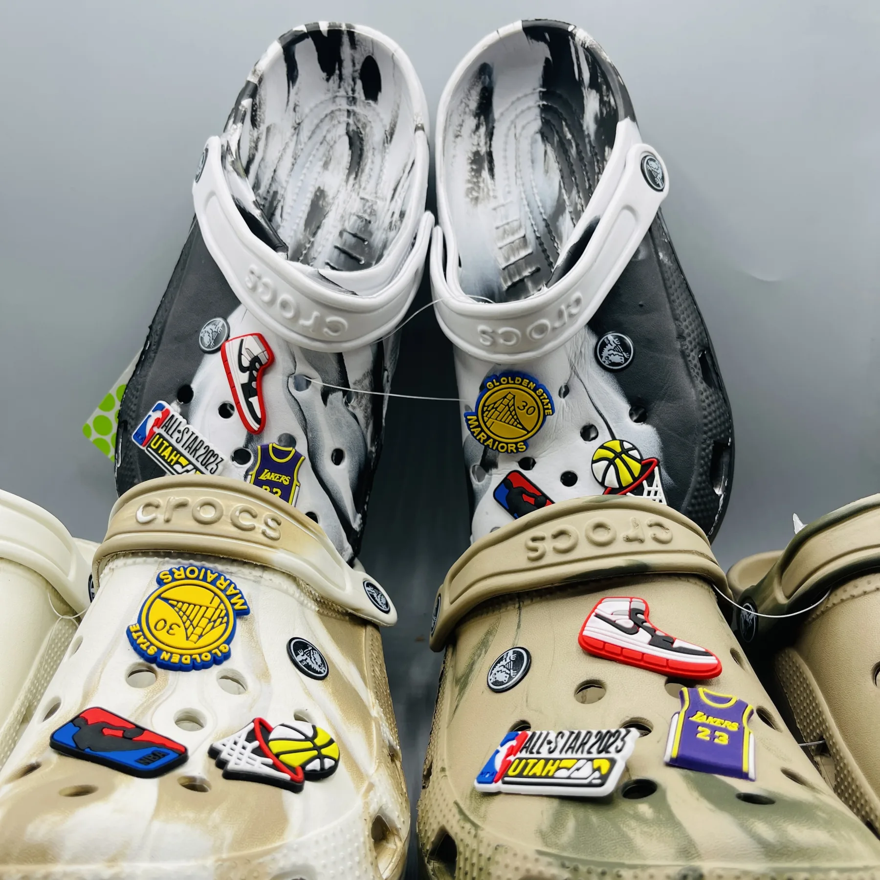Custom NBA-Themed Crocs – Stylish & Comfortable Basketball Fan Footwear
