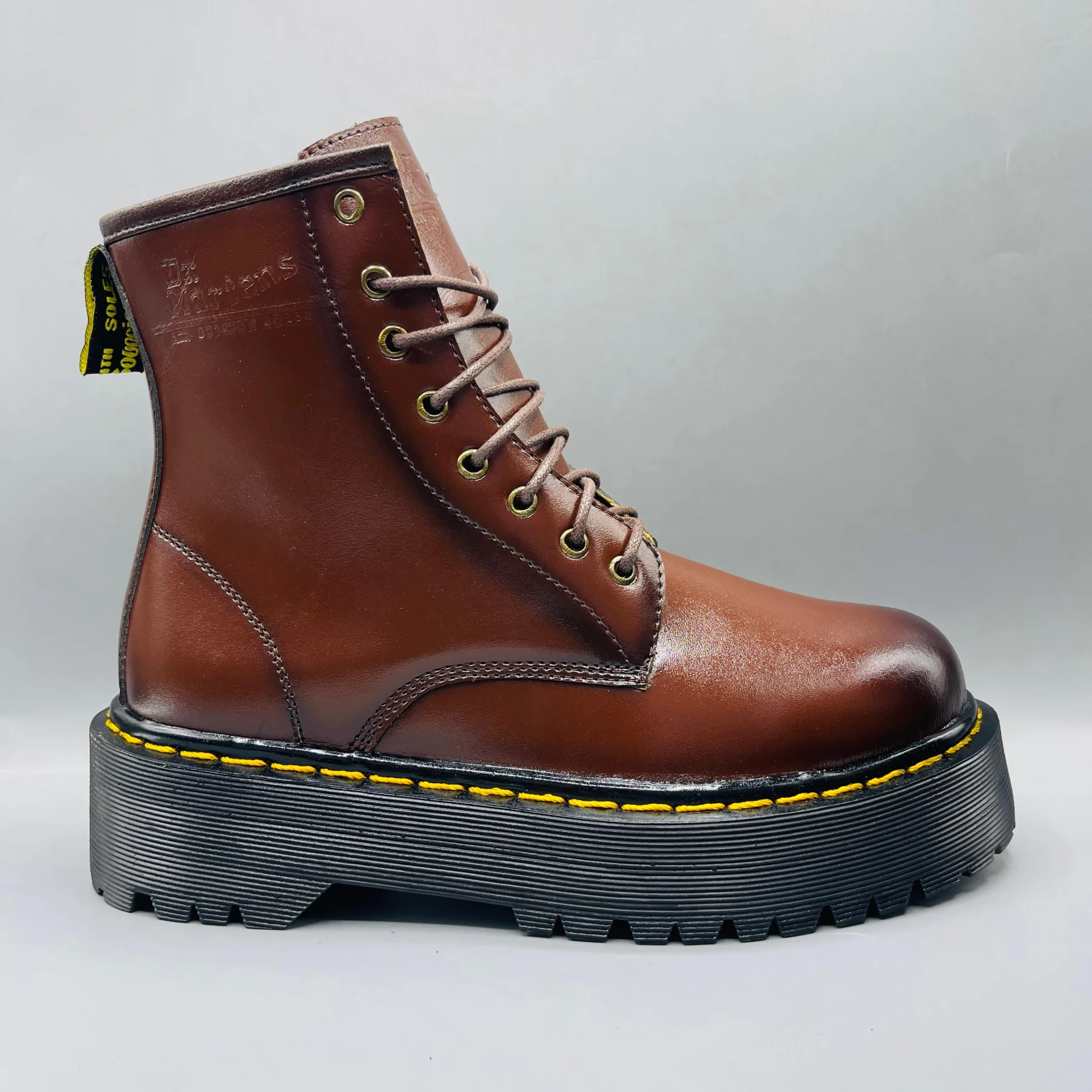 Dr. Martens inspired Women's Shoes | 707 BLACK